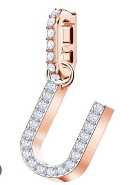 Swarovski 'Remix' U Charm 5437608- New In Box With Tags